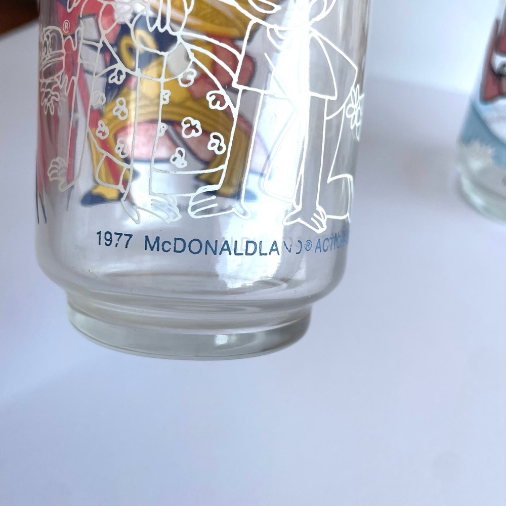 McDonaldland Action Series Ronald McDonald & Friends Drinking Glass’s Vtg 1977 - Picture 5 of 7